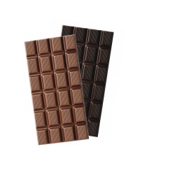 Tablette de chocolat personnalisée 90 G Bague - 24 carreaux