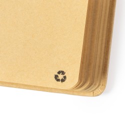 Carnet A5 kraft personnalisable couverture rigide 200 pages Maxrecycle
