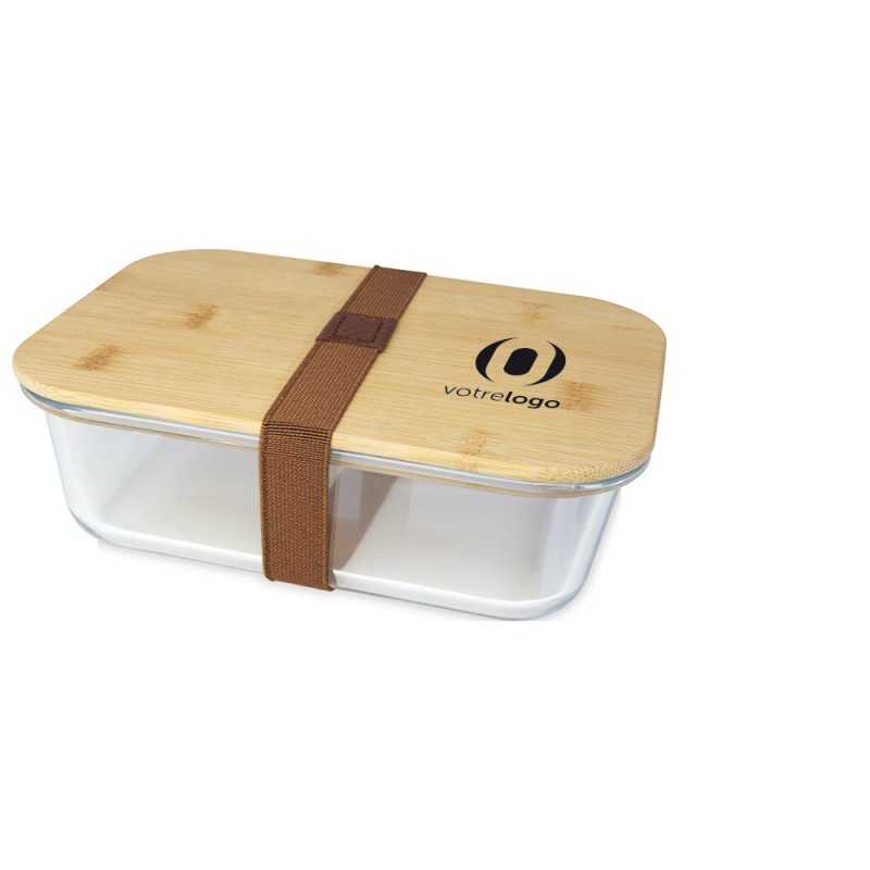 Lunch-box en verre et bambou, 1 litre