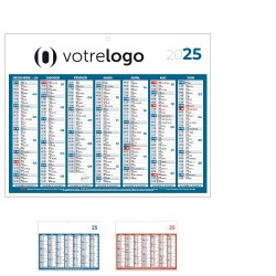 Calendrier Publicitaire Classique Mini 265 x 210 mm 2025