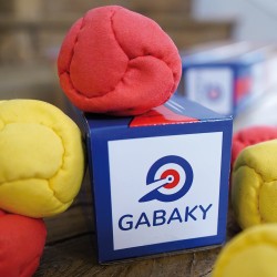 Jeu de pétanque personnalisé en tissu "Gabaky"