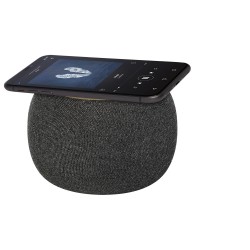 Enceinte personnalisée Bluetooth avec chargeur induction "Ecofiber"