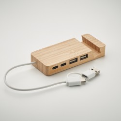 Hub USB publicitaire 4 ports "Hubstand"