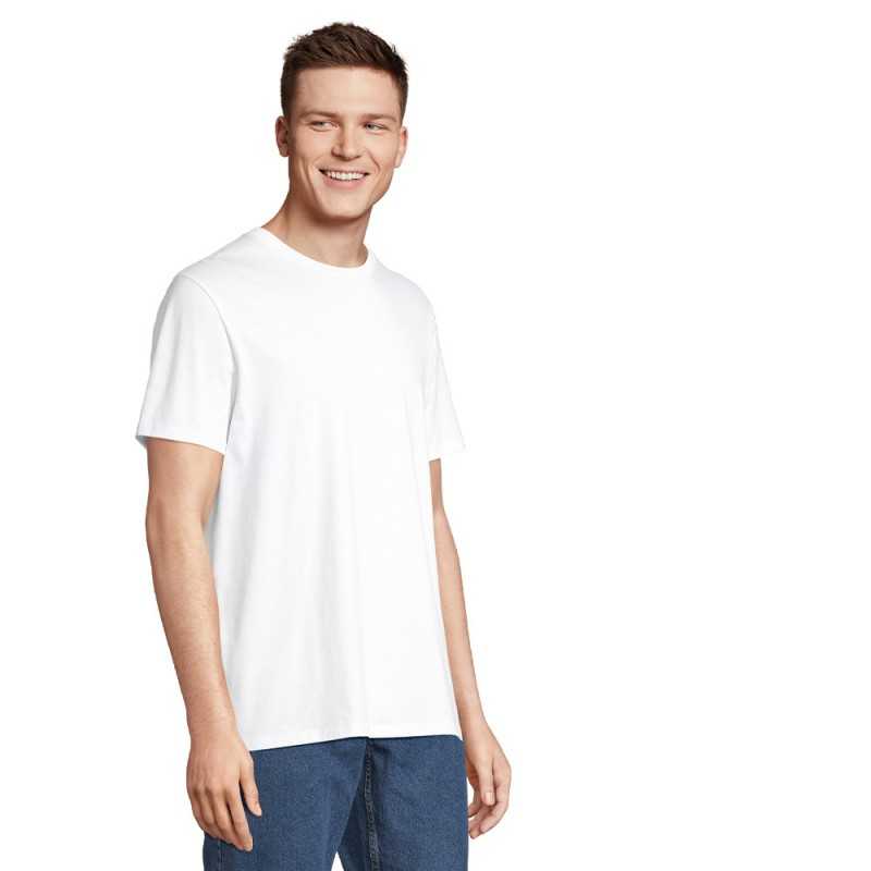 Tee-shirt personnalisé Mixte coton bio "Legend" Blanc