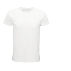 Tee-shirt personnalisé Homme coton bio et viscose "Pioneer" Blanc