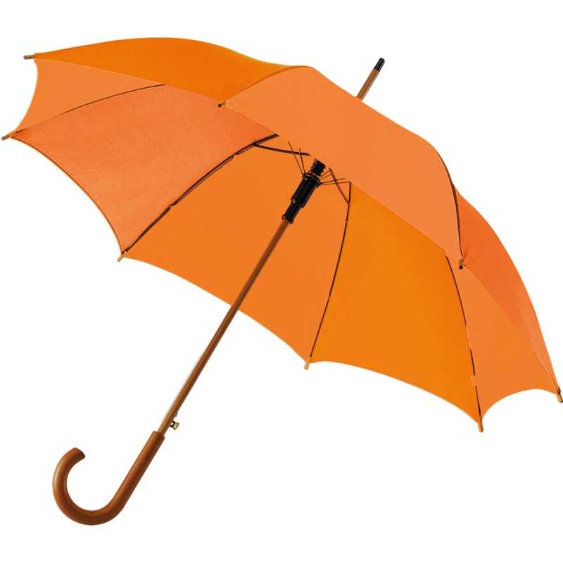 Parapluie golf automatique manche canne bois publicitaire Maël