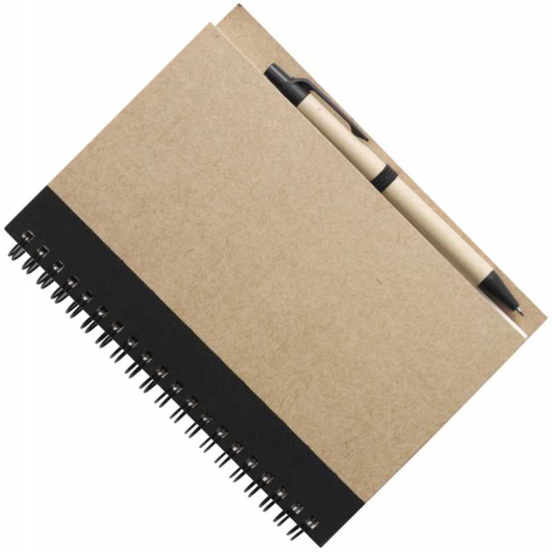 Carnet de notes 60 pages carton et papier recyclé personnalisable