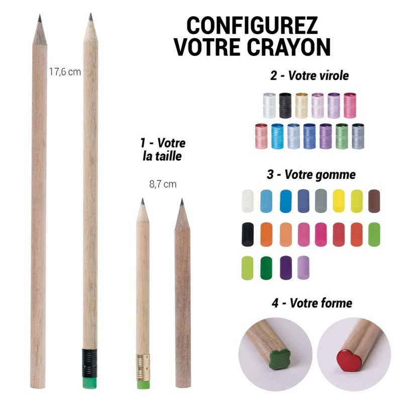 Crayon de Papier Personnalisé French Touch