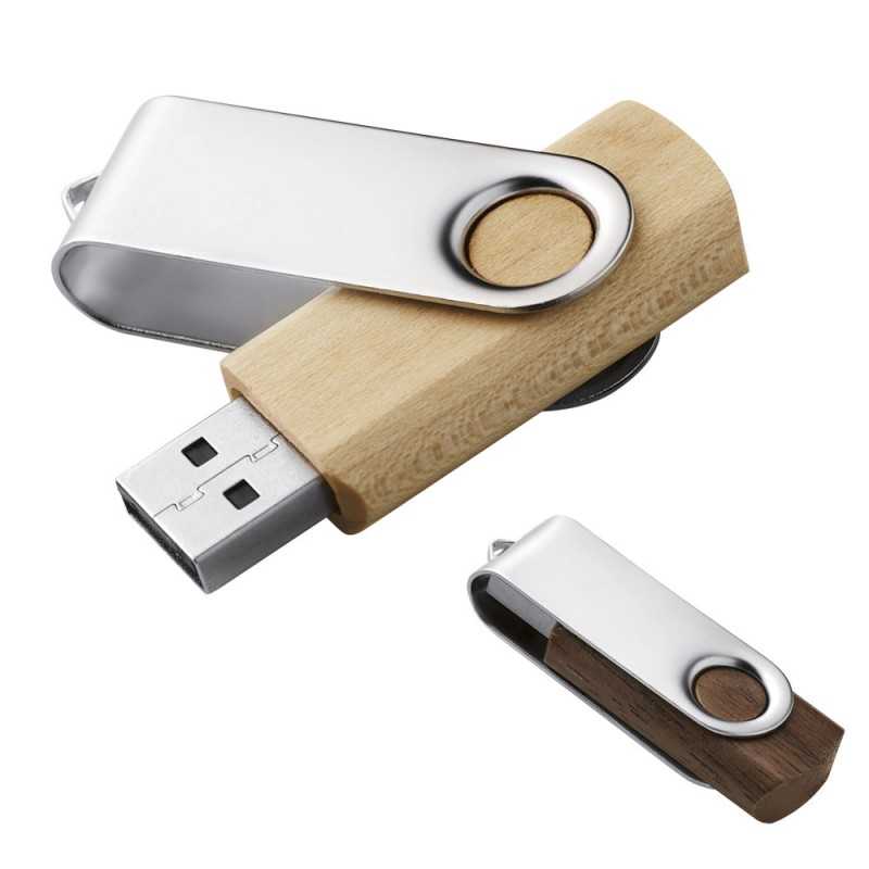 Clé USB bois personnalisée Turnwood 2 Go