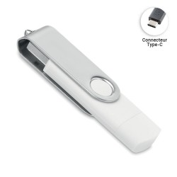 Clé USB personnalisée Twister OTG Type C 4 Go